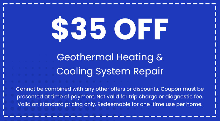 Discounts on Geothermal Heating & Cooling System Repair