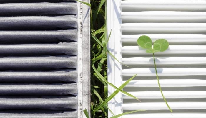 Air Purifier Filter Dirty Clean Air Purifier Filter Dirty Clean